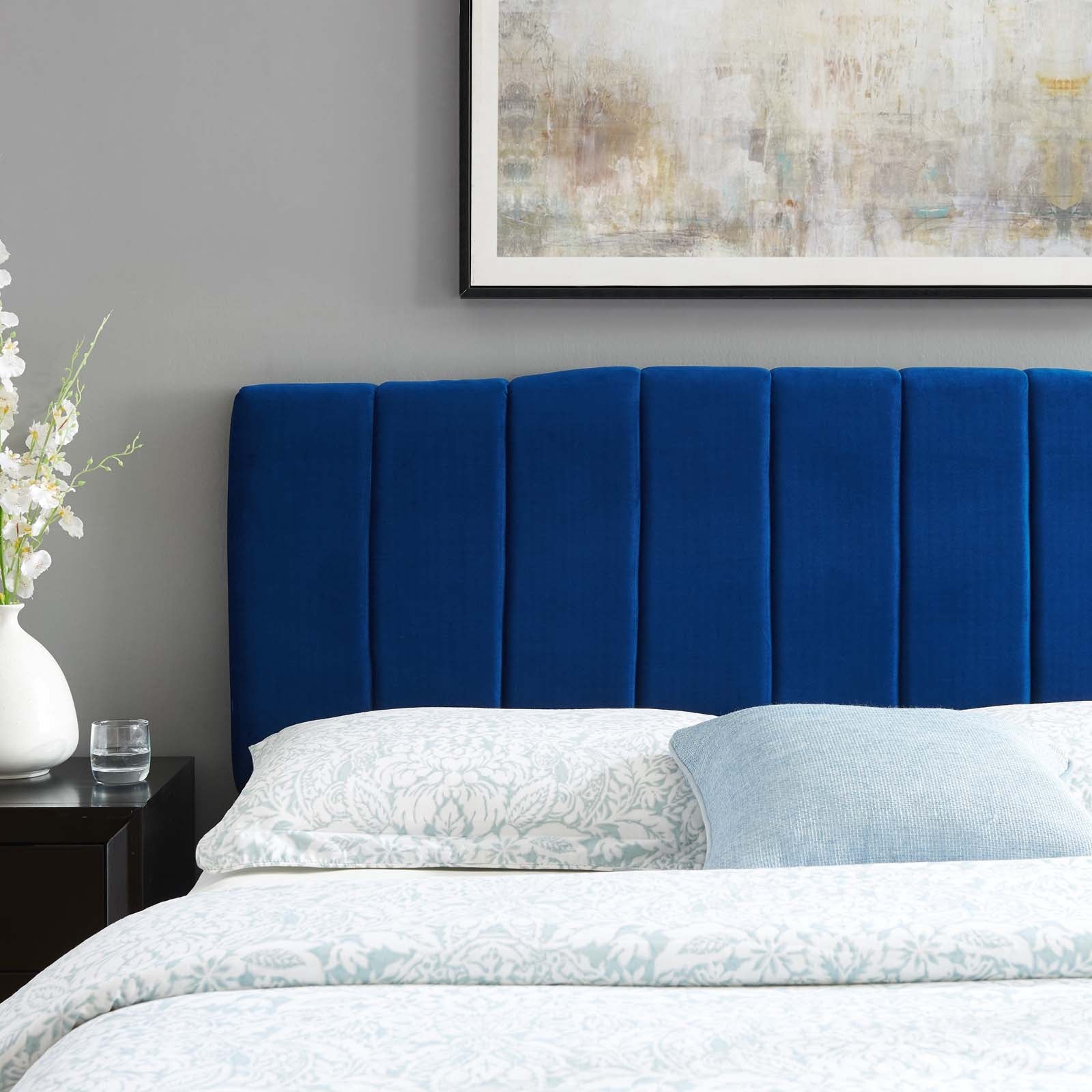 Camilla Channel Tufted Performance Velvet King/California King Headboard by Modway