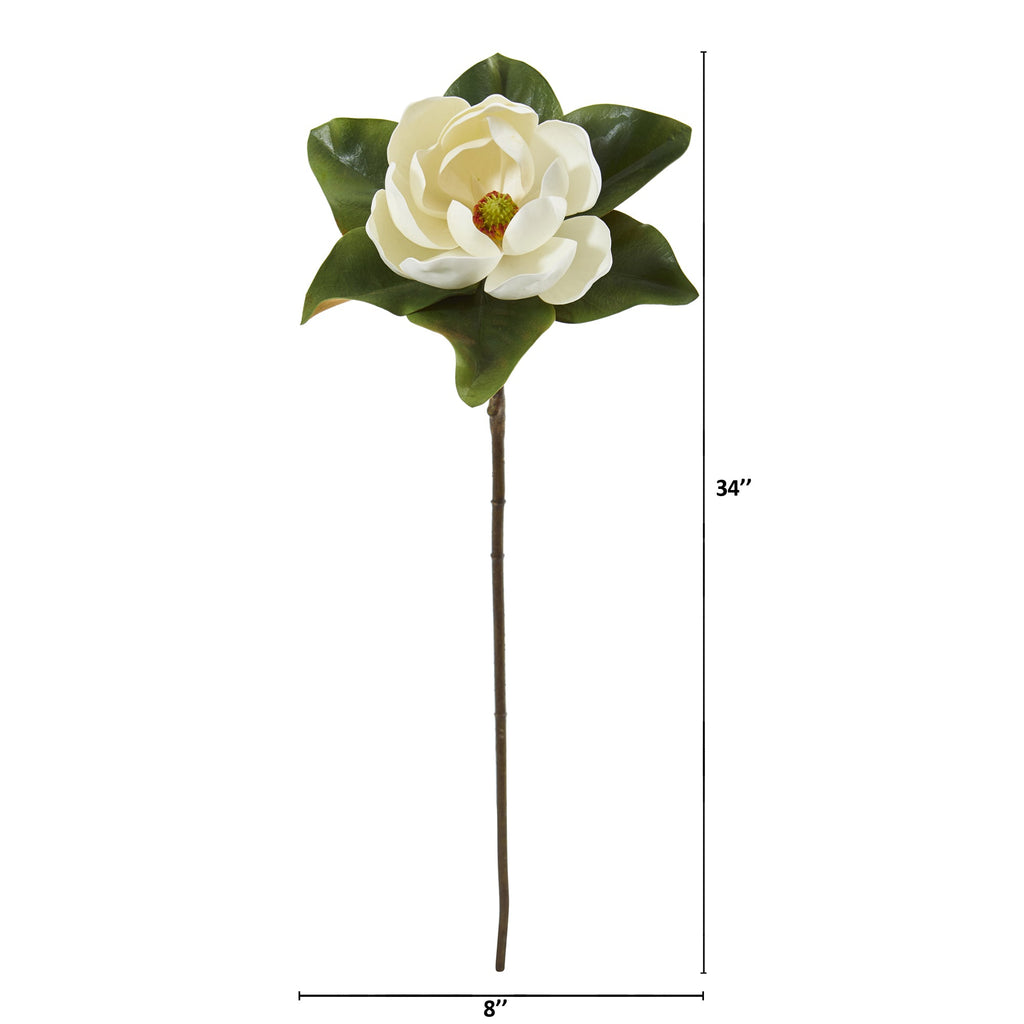 34" Magnolia Artificial Flower (Set of 3)