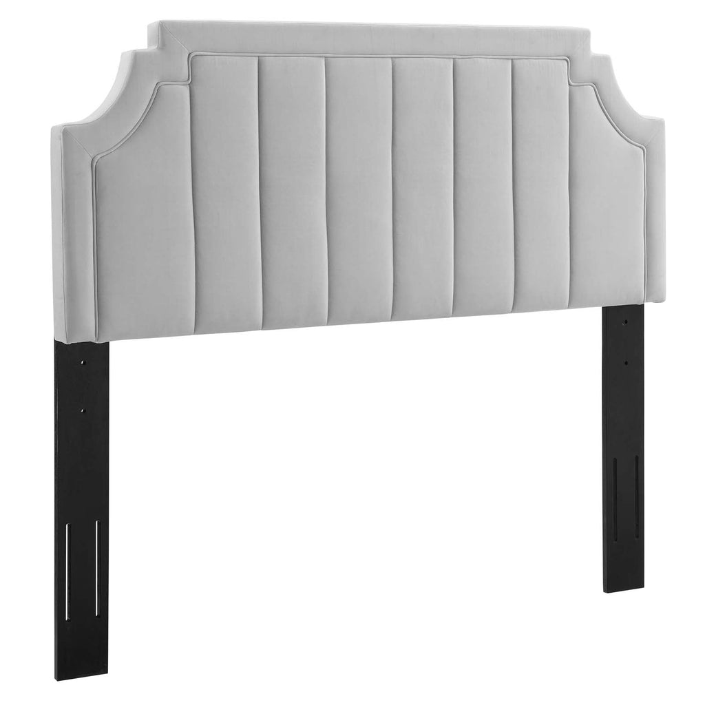 Alyona Channel Tufted Performance Velvet Twin Headboard by Modway