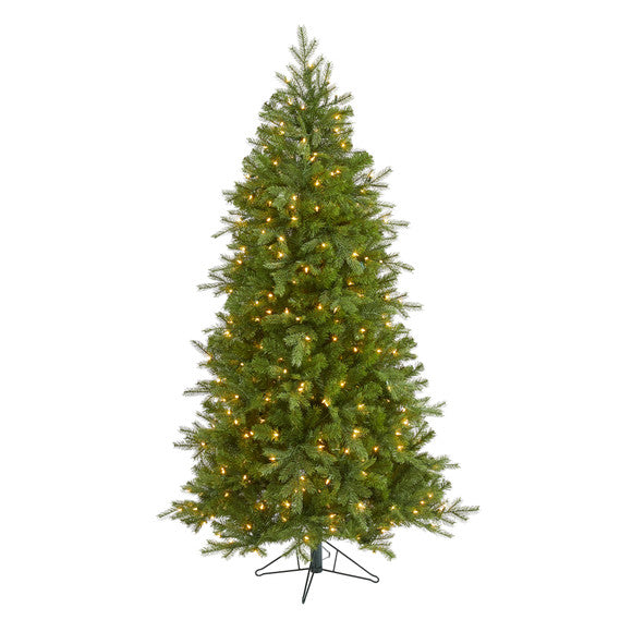6' Vienna Fir Artificial Christmas Tree with 400 Warm White Lights