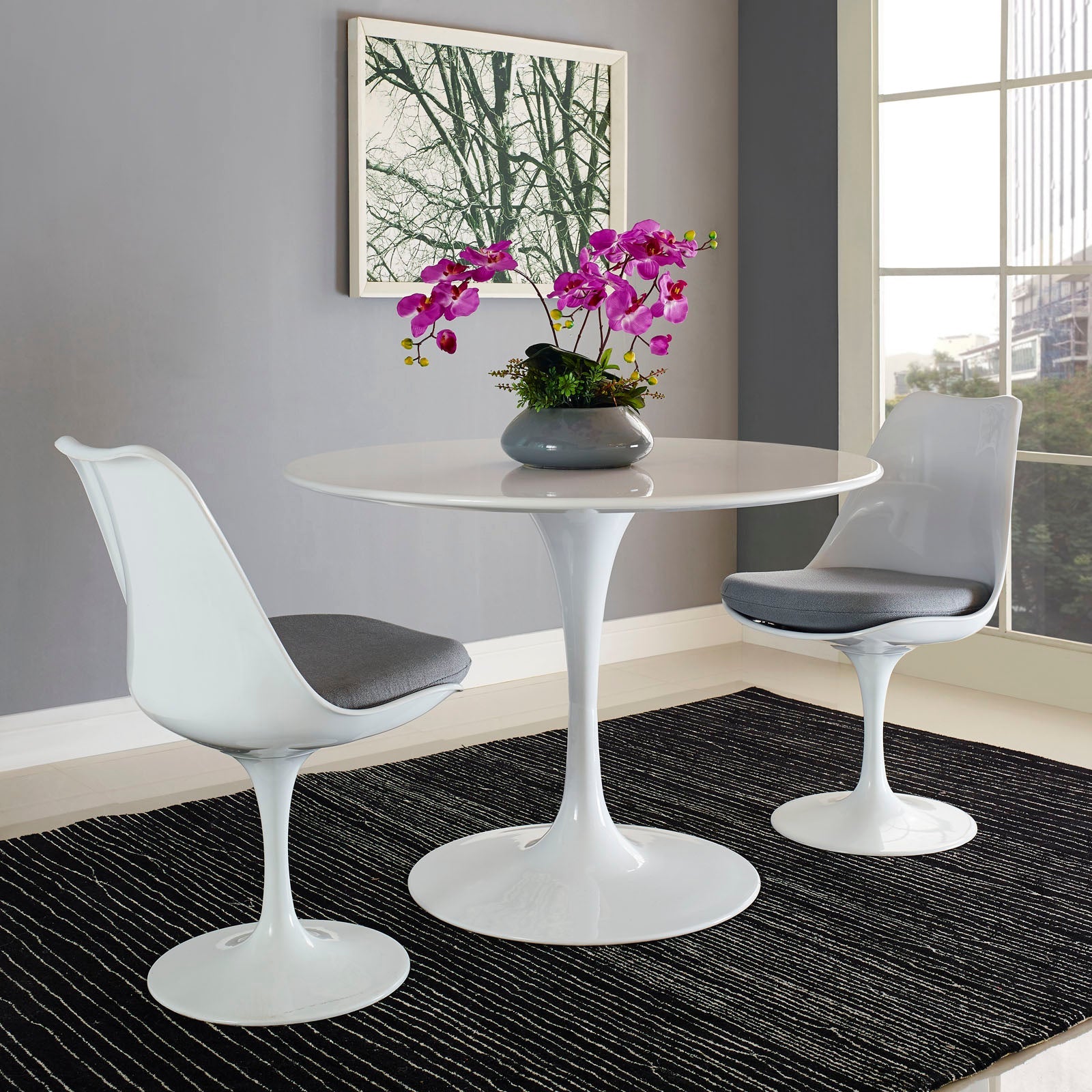 Lippa 40" Round Wood Dining Table by Modway
