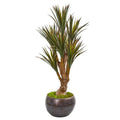 47" Yucca Artificial Tree In Decorative Planter Uv Resistant (Indoor/Outdoor)