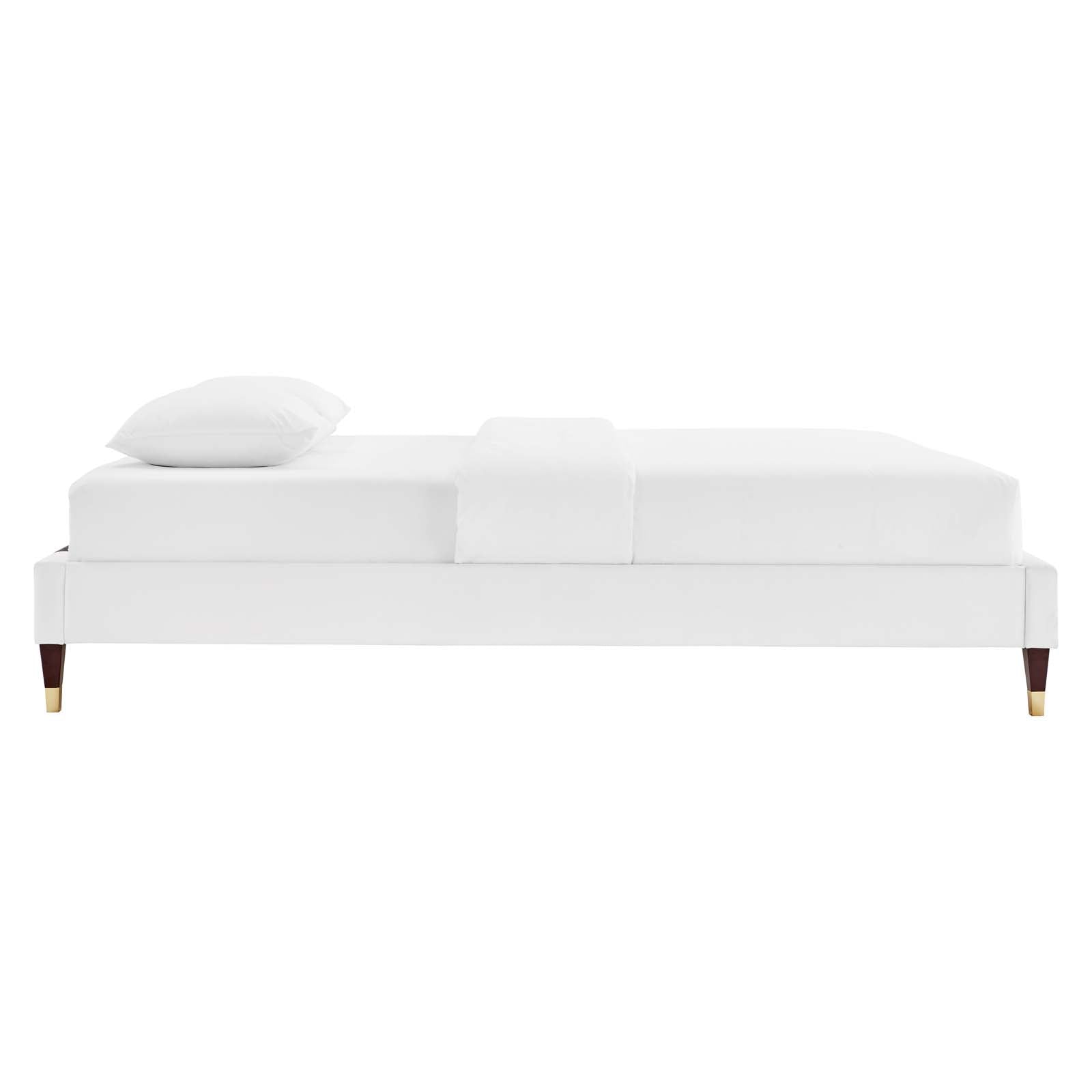 Harlow Performance Velvet Twin Platform Bed Frame by Modway