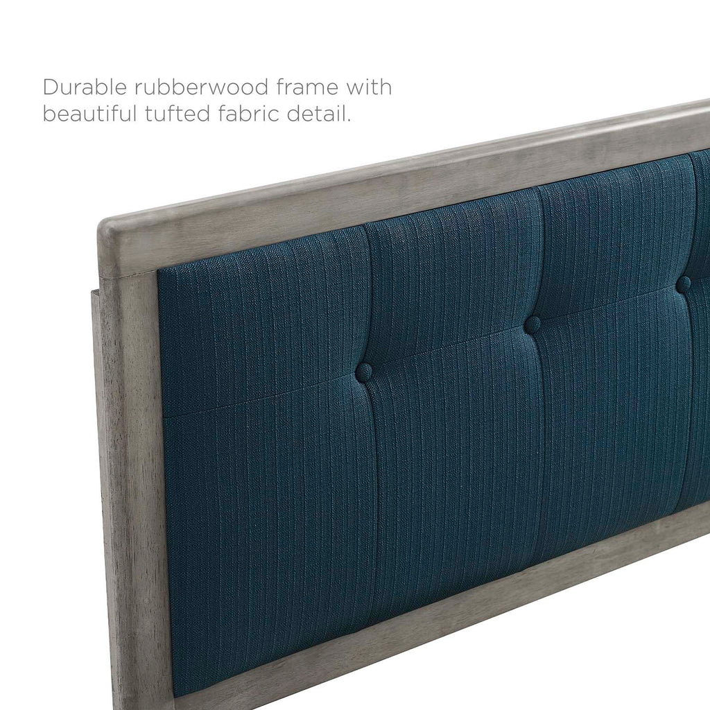 Draper Tufted Fabric and Wood King Headboard by Modway