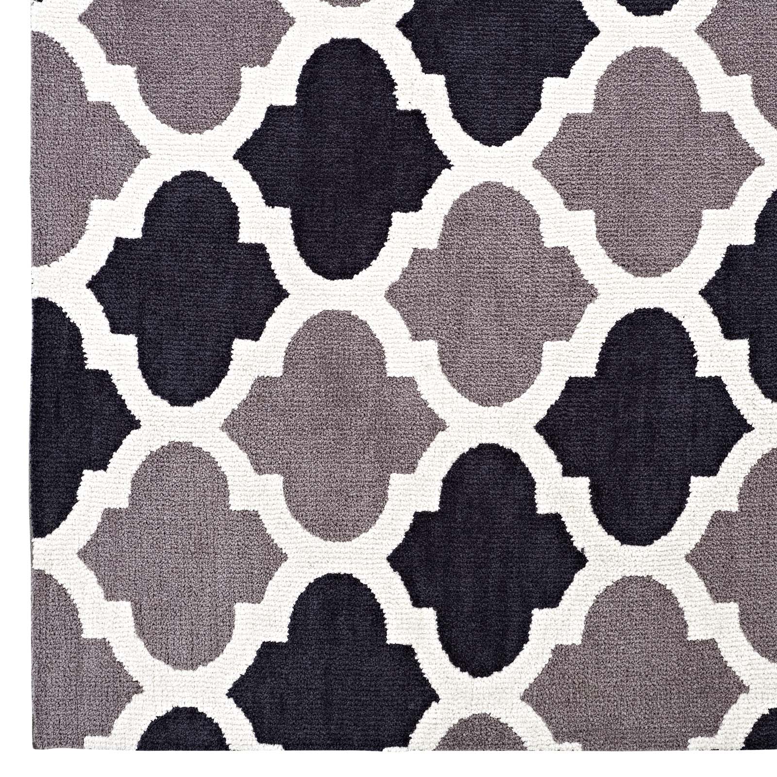 Lida Moroccan Trellis 5x8 Area Rug by Modway