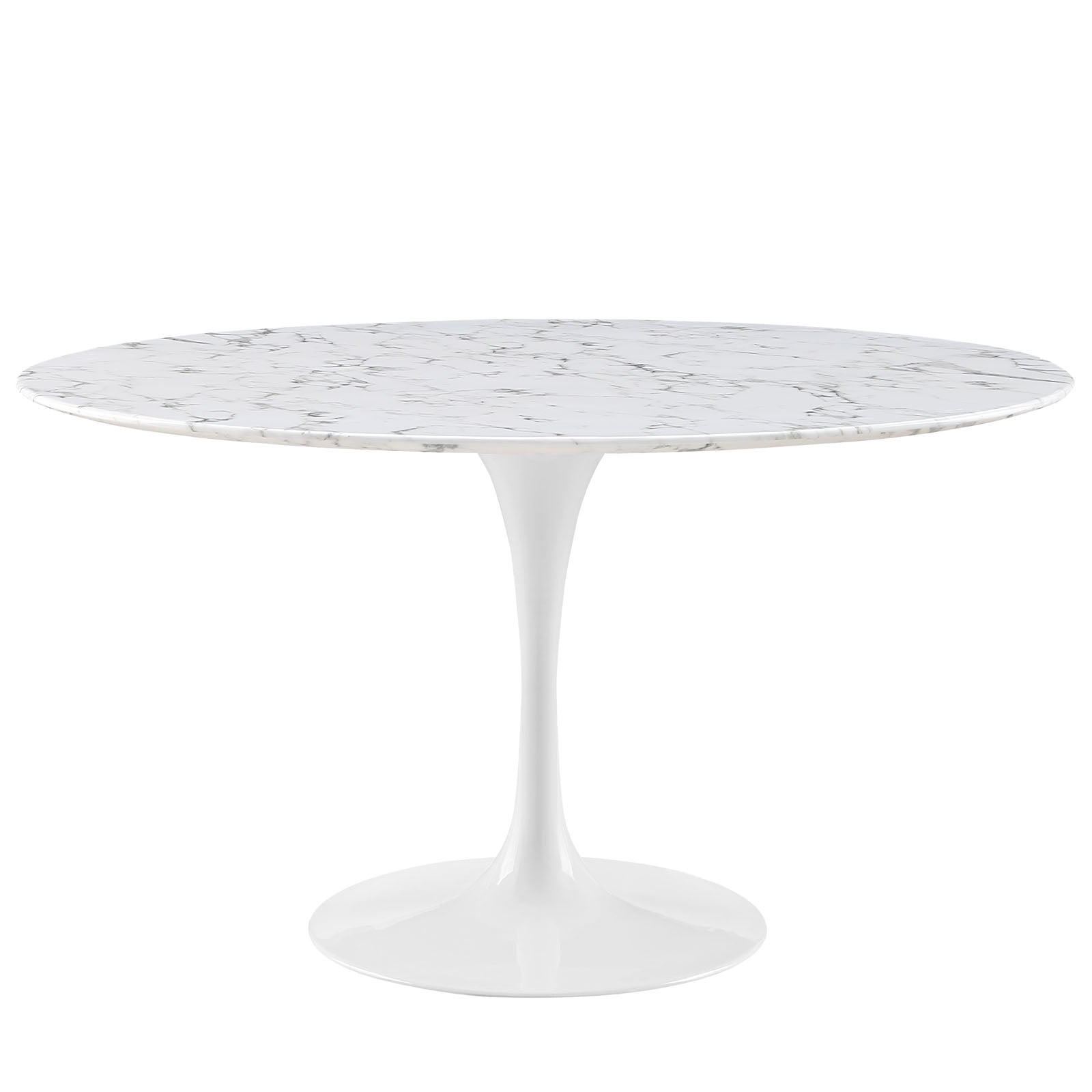 Lippa 54" Round Faux Marble Dining Table by Modway