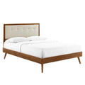 Willow Wood Full Platform Bed With Splayed Legs by Modway