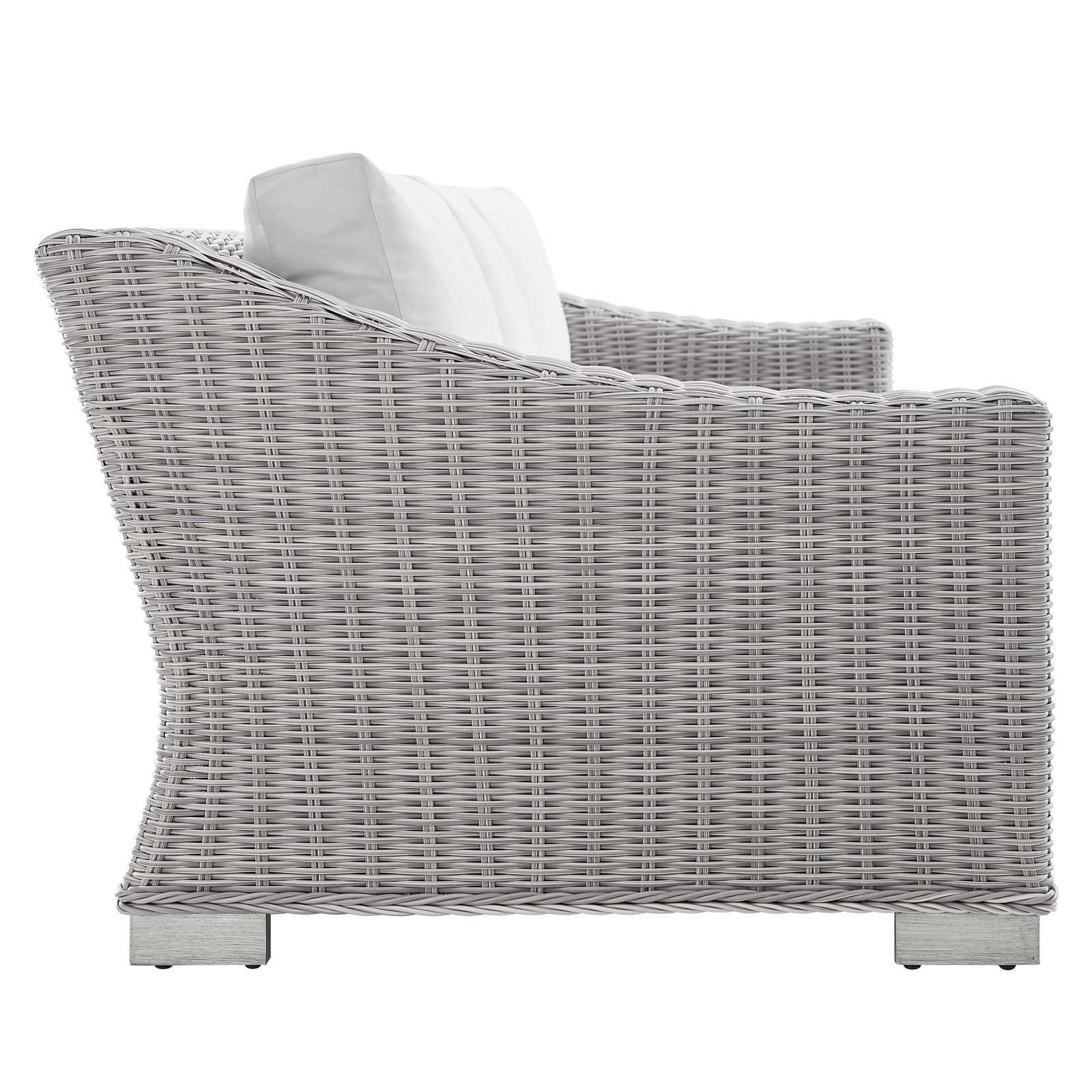 Conway 4-Piece Sunbrella¨ Outdoor Patio Wicker Rattan Furniture Set by Modway