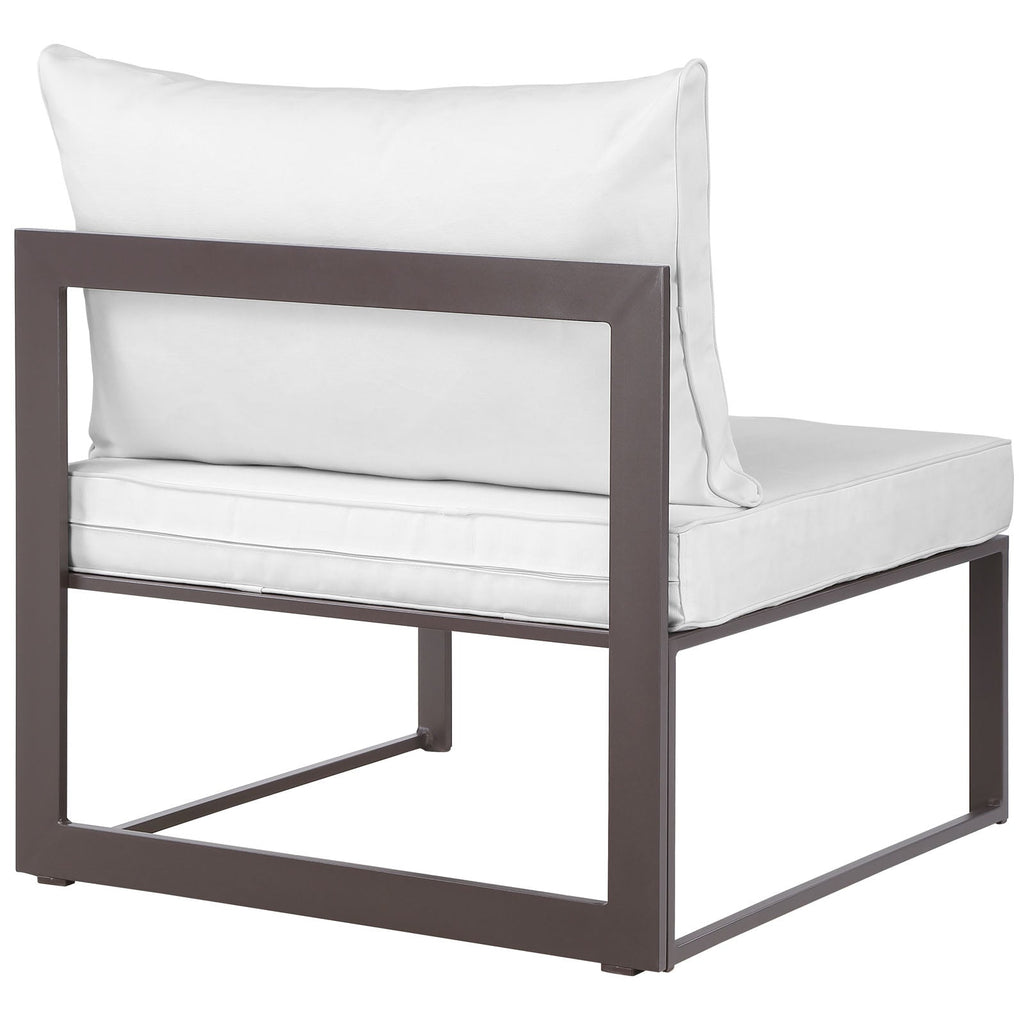 Fortuna Armless Outdoor Patio Chair by Modway