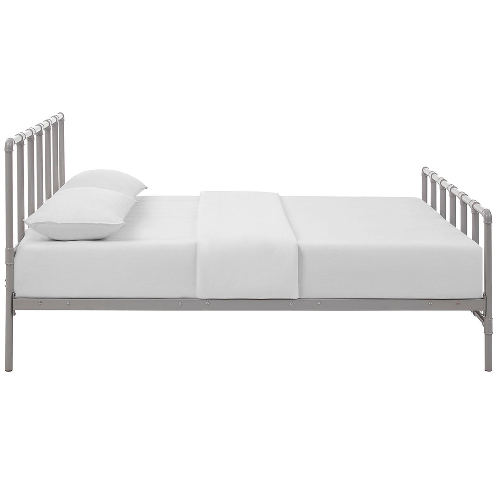 Dower Stainless Steel Queen Bed by Modway