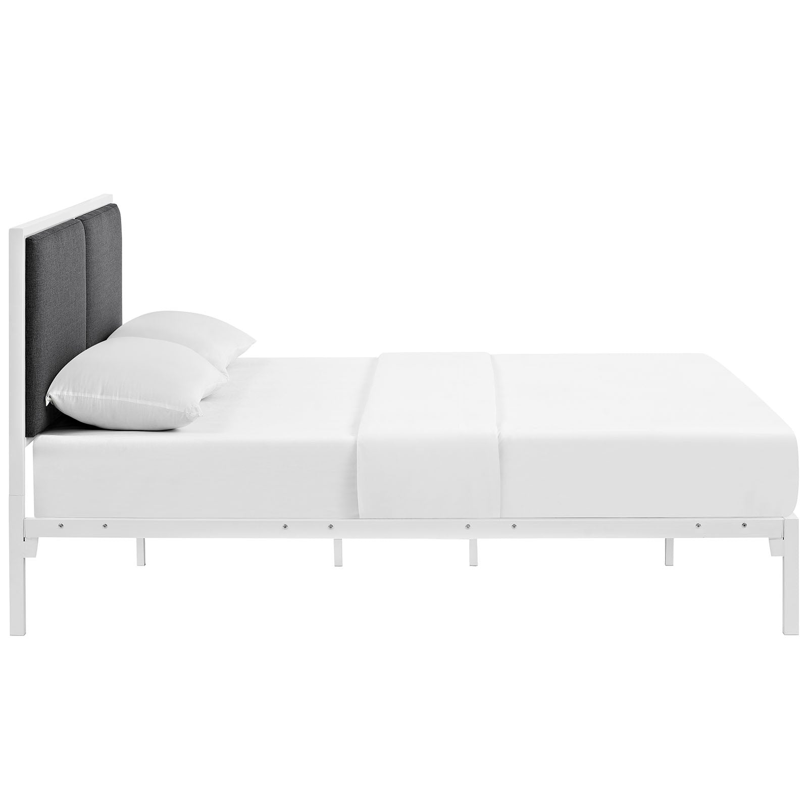 Della Fabric King Bed by Modway