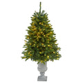 4.5' Sierra Spruce 'Natural Look' Artificial Christmas Tree w/ 150 Clear LED