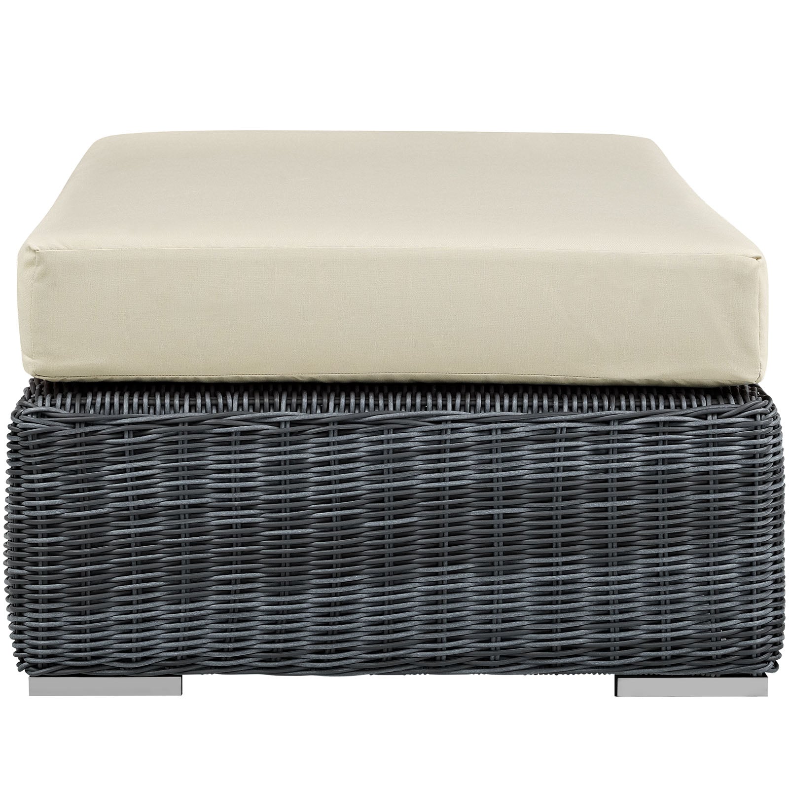 Summon Outdoor Patio Sunbrella¨ Rectangle Ottoman by Modway