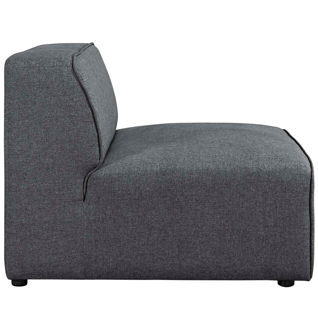 Mingle 7 Piece Upholstered Fabric Sectional Sofa Set by Modway