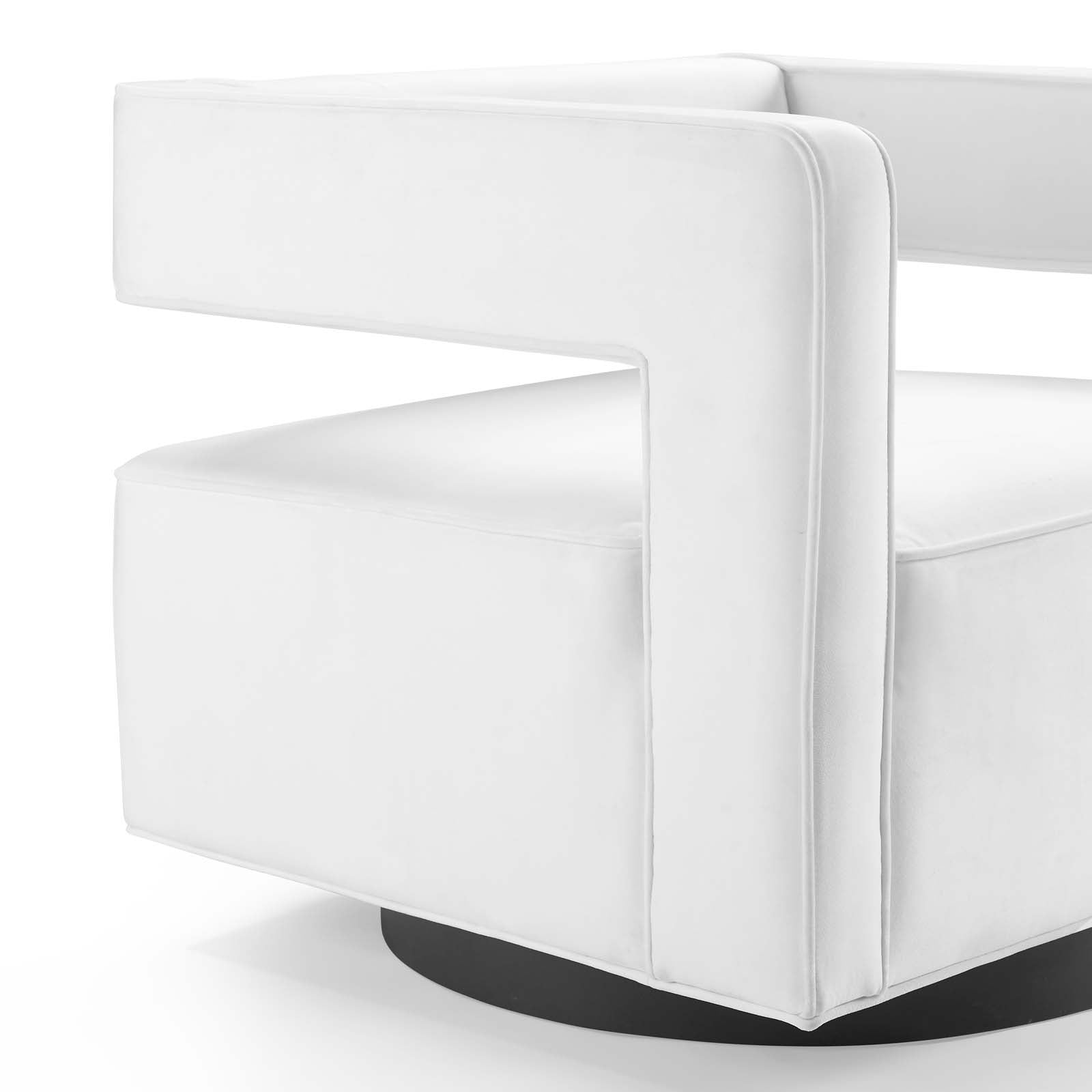 Booth Performance Velvet Performance Velvet Swivel Armchair by Modway