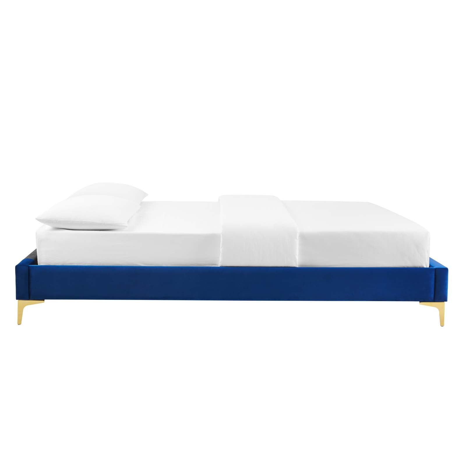 Sutton Performance Velvet Queen Bed Frame by Modway