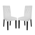 Confer Vinyl Dining Side Chair Set of 2 by Modway
