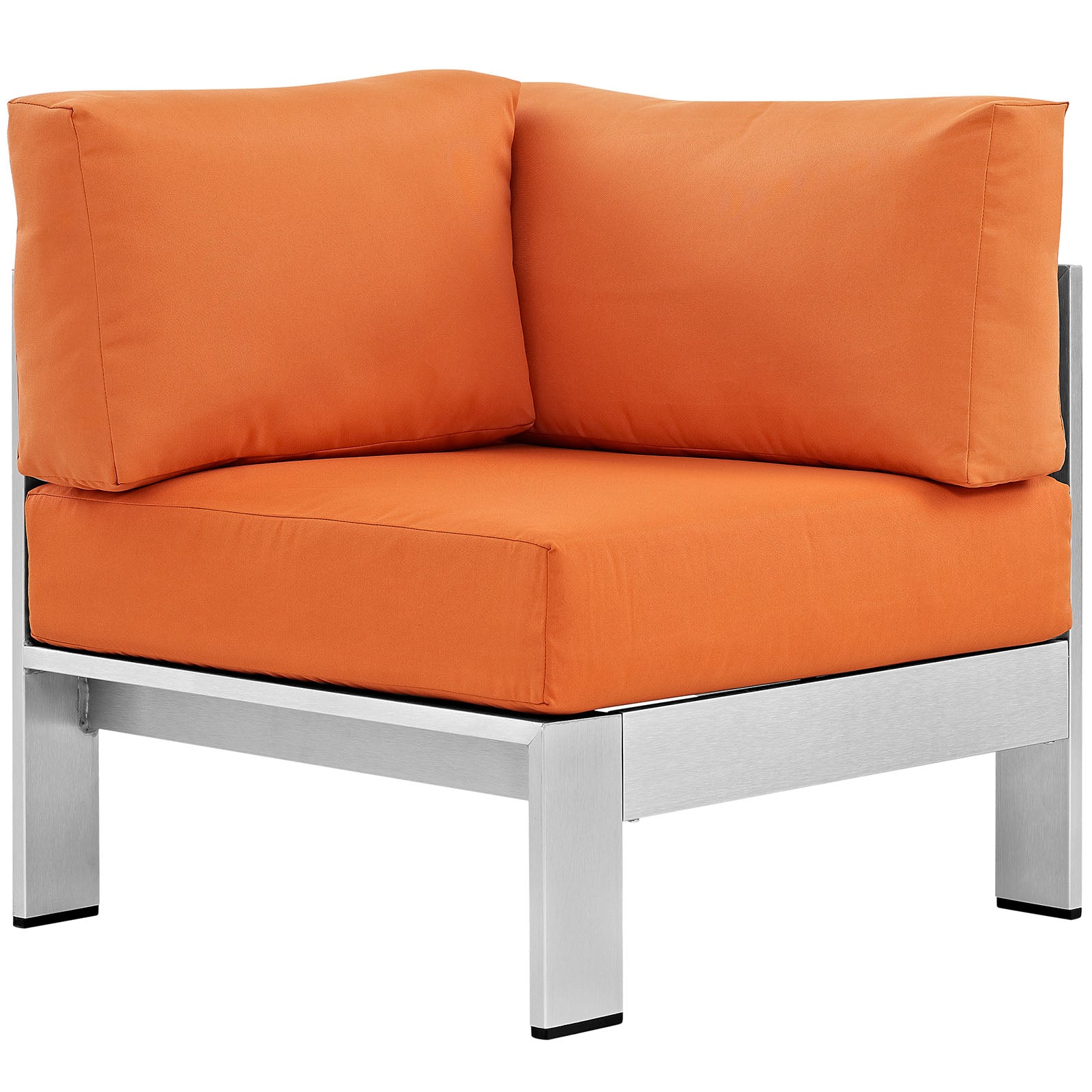 Shore Outdoor Patio Aluminum Corner Sofa by Modway