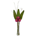 3.5' Tropical Artificial Arrangement in Cylinder Vase