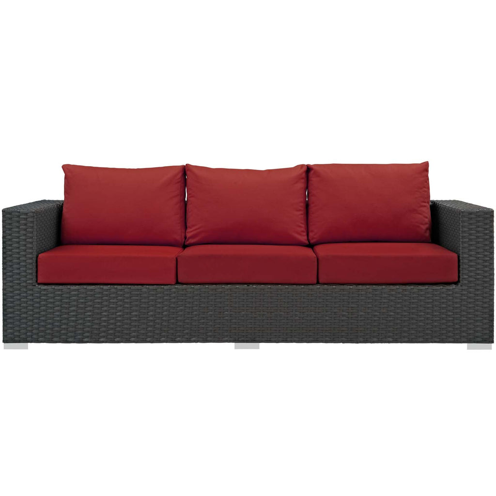 Sojourn Outdoor Patio Sunbrella¨ Sofa by Modway