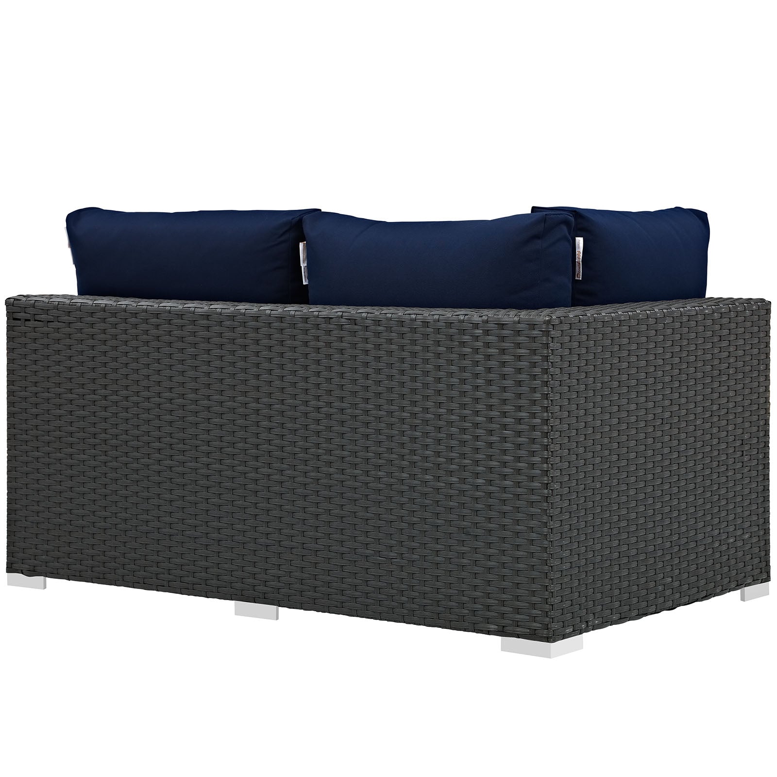 Sojourn Outdoor Patio Sunbrella¨ Left Arm Loveseat by Modway