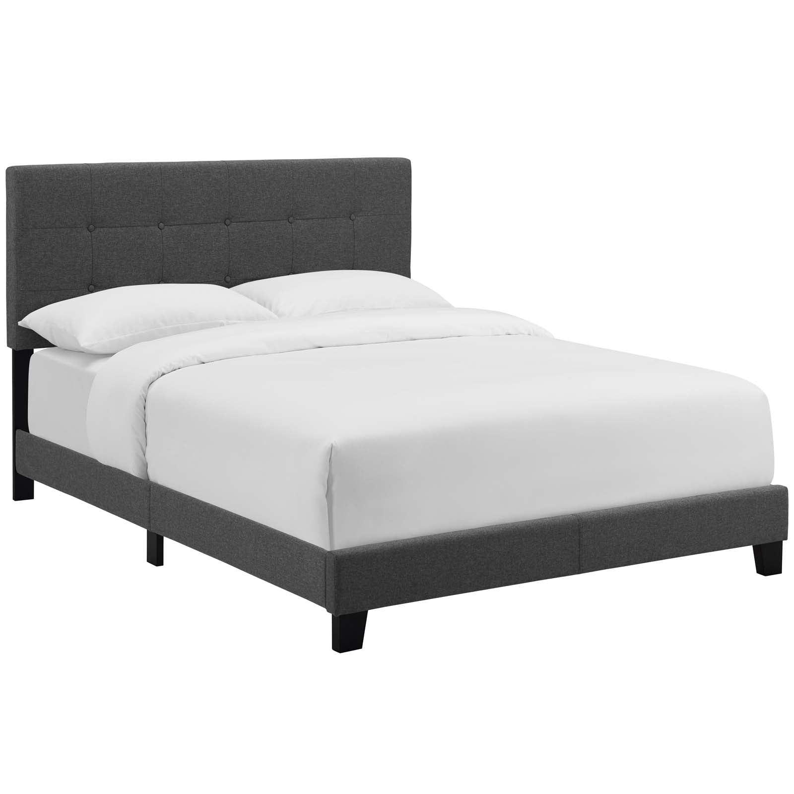 Amira Upholstered Fabric King Bed by Modway