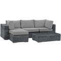 Summon 5 Piece Outdoor Patio Sunbrella¨ Sectional Set by Modway
