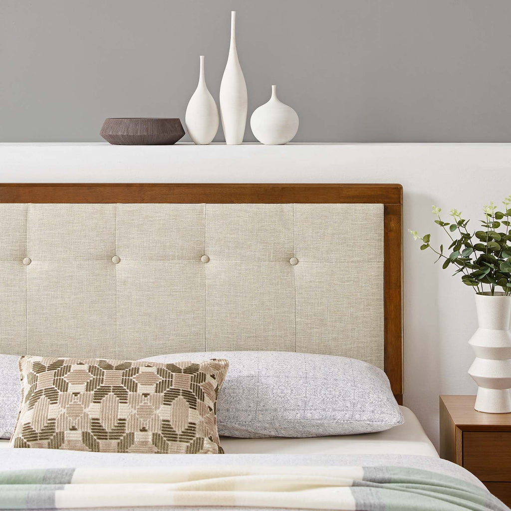 Draper Tufted Fabric and Wood Queen Headboard by Modway