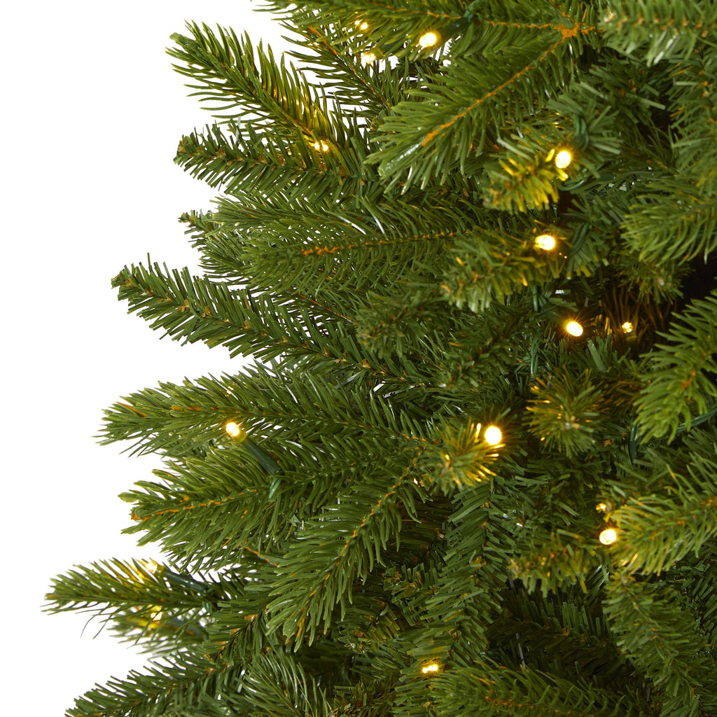 5' Sierra Spruce 'Natural Look' Artificial Christmas Tree w/ 200 Clear LED Light