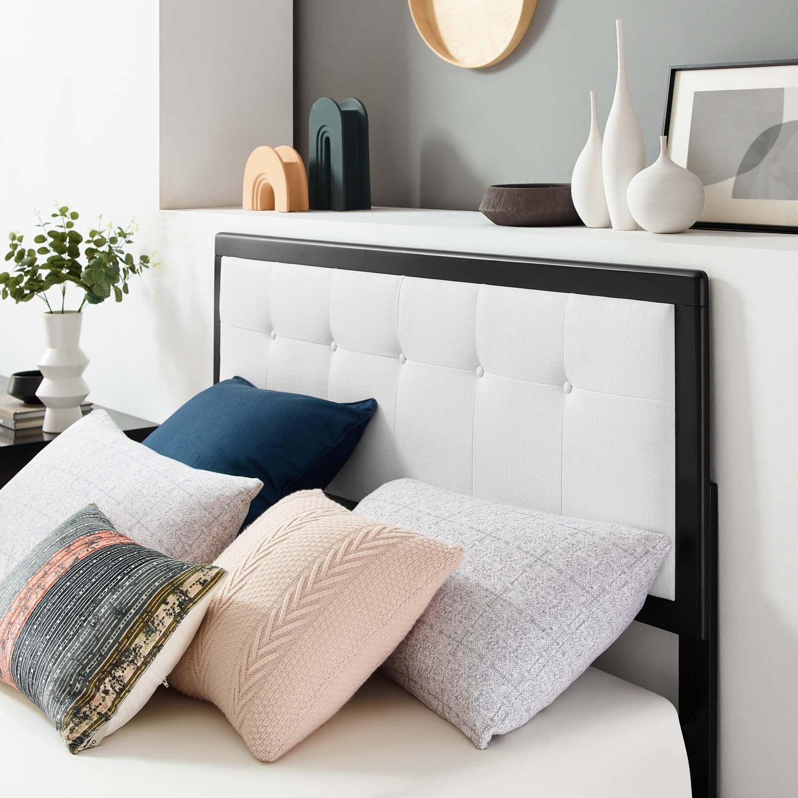 Willow Wood Full Platform Bed With Angular Frame by Modway