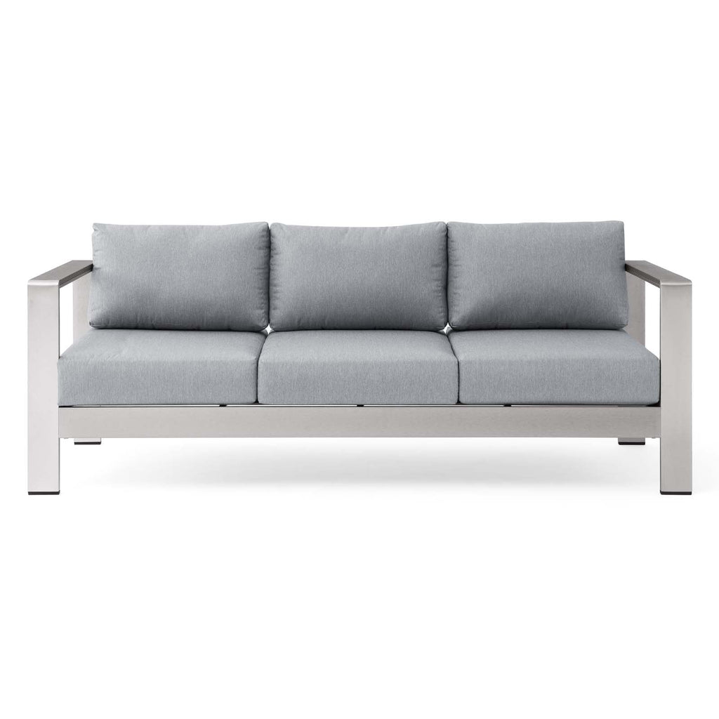 Shore Outdoor Patio Aluminum Sofa by Modway