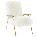 Sprint Sheepskin Armchair by Modway