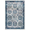 Entourage Odile Distressed Floral Moroccan Trellis 8x10 Area Rug by Modway