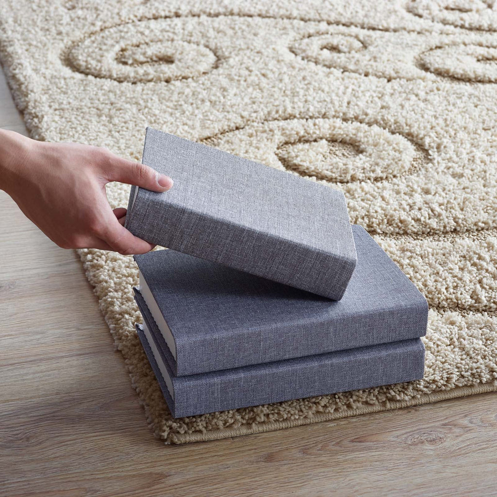 Jubilant Sprout Scrolling Vine Shag 5x8 Area Rug by Modway