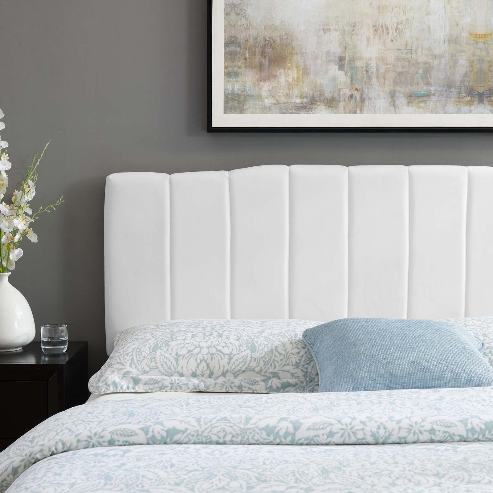 Camilla Channel Tufted Performance Velvet Full/Queen Headboard by Modway