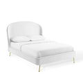Mira Upholstered Performance Velvet Queen Platform Bed by Modway