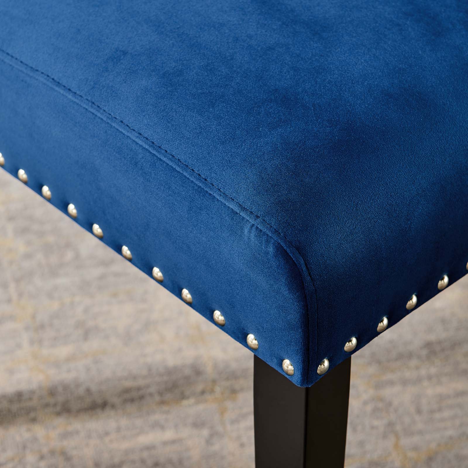 Parcel Performance Velvet Dining Side Chairs Set of 2 by Modway