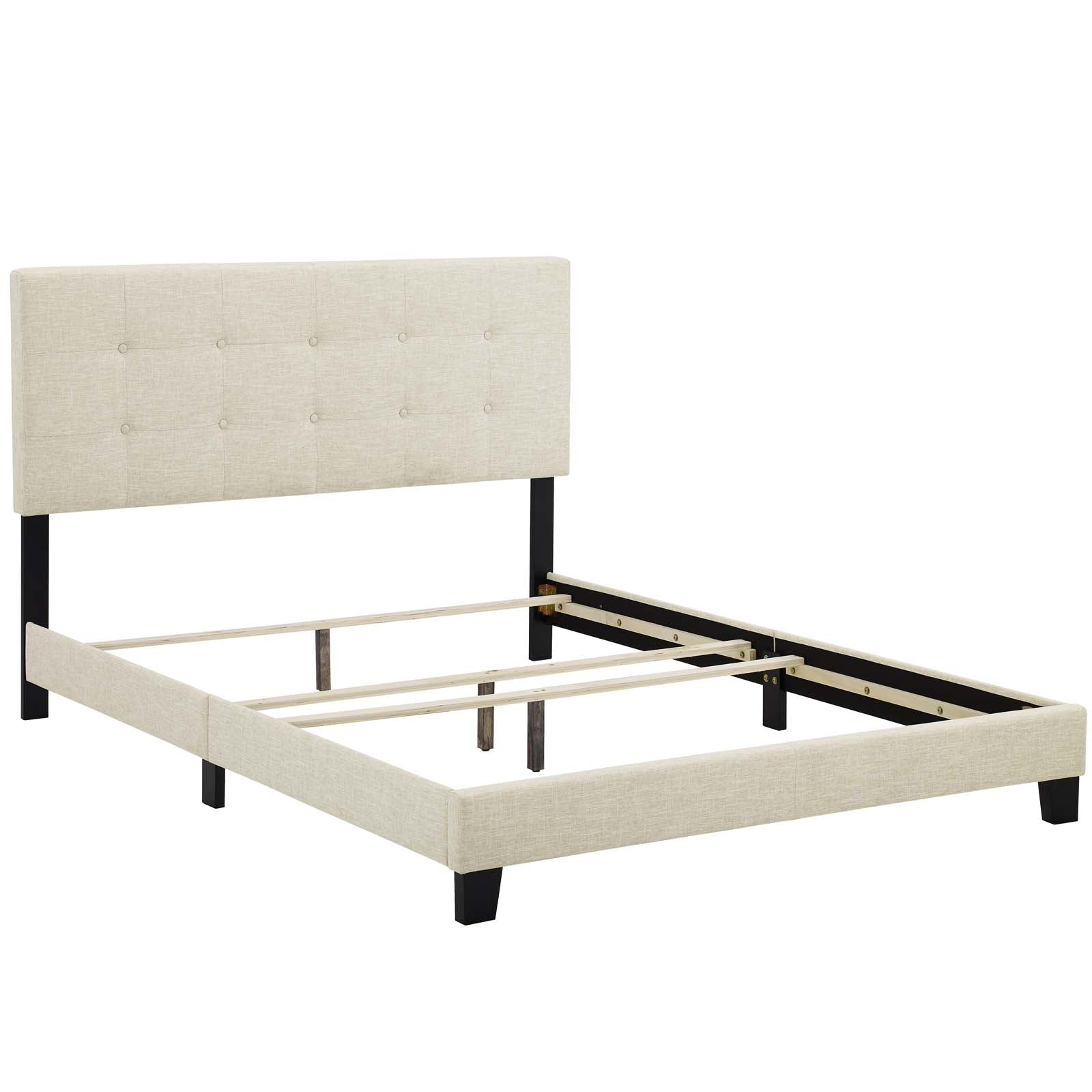 Amira Upholstered Fabric King Bed by Modway