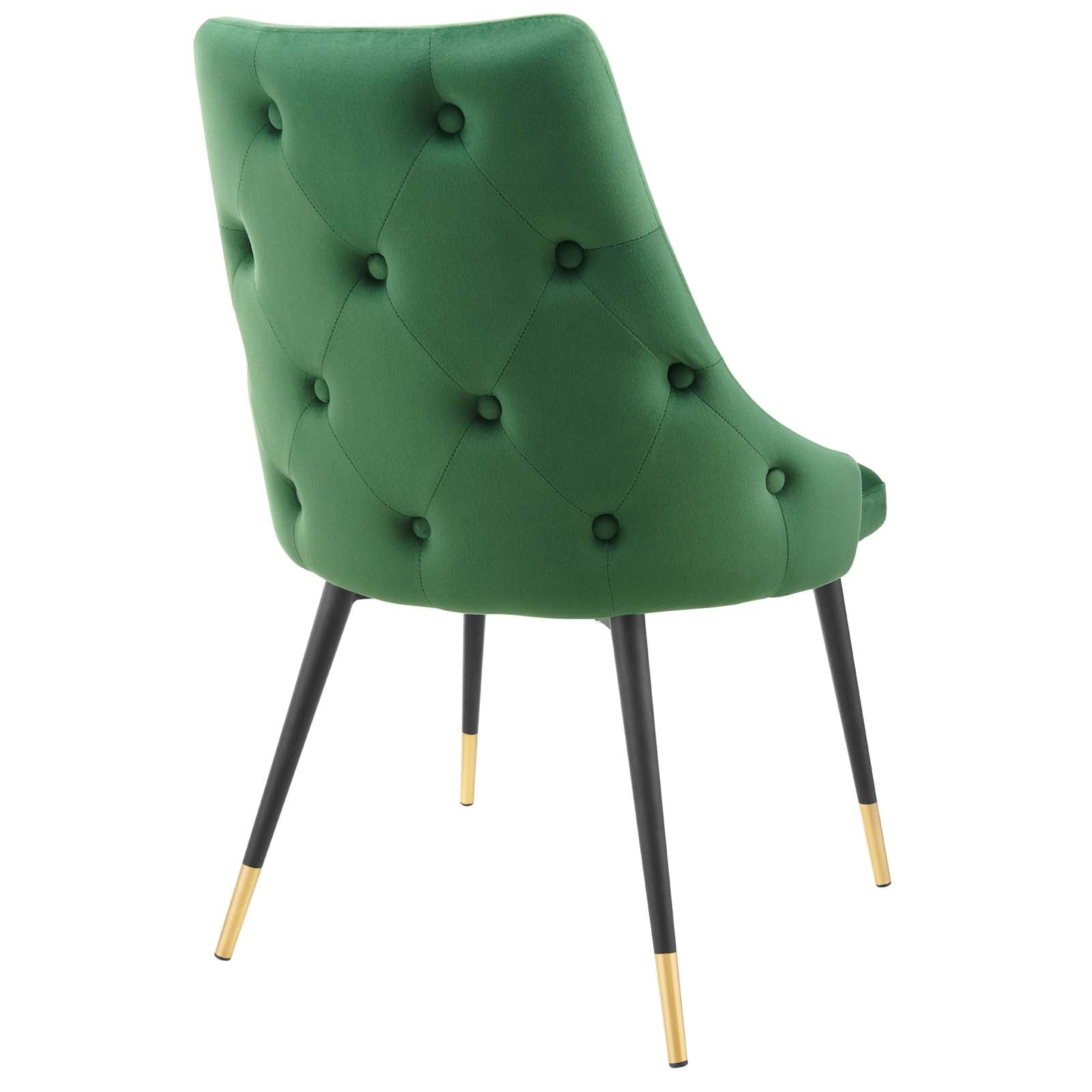 Adorn Performance Velvet Dining Side Chair Set of 2 by Modway