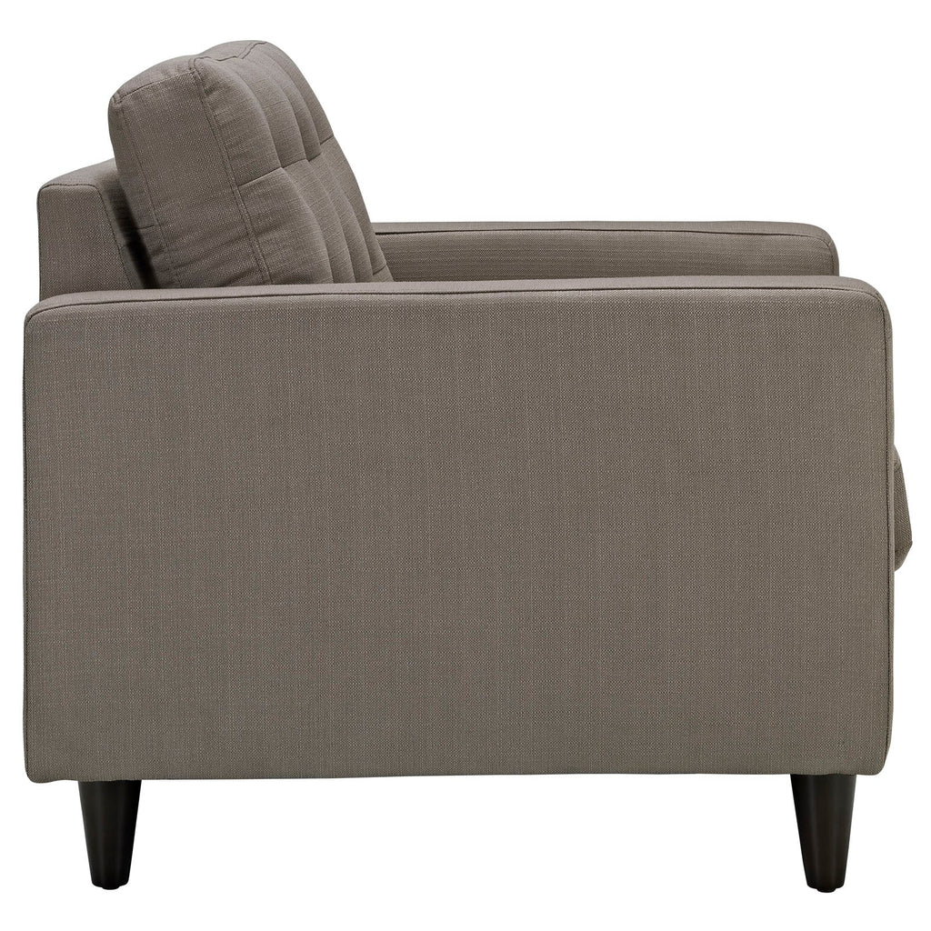 Empress Upholstered Fabric Armchair Set of 2 by Modway