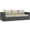 Sojourn Outdoor Patio Sunbrella¨ Sofa by Modway