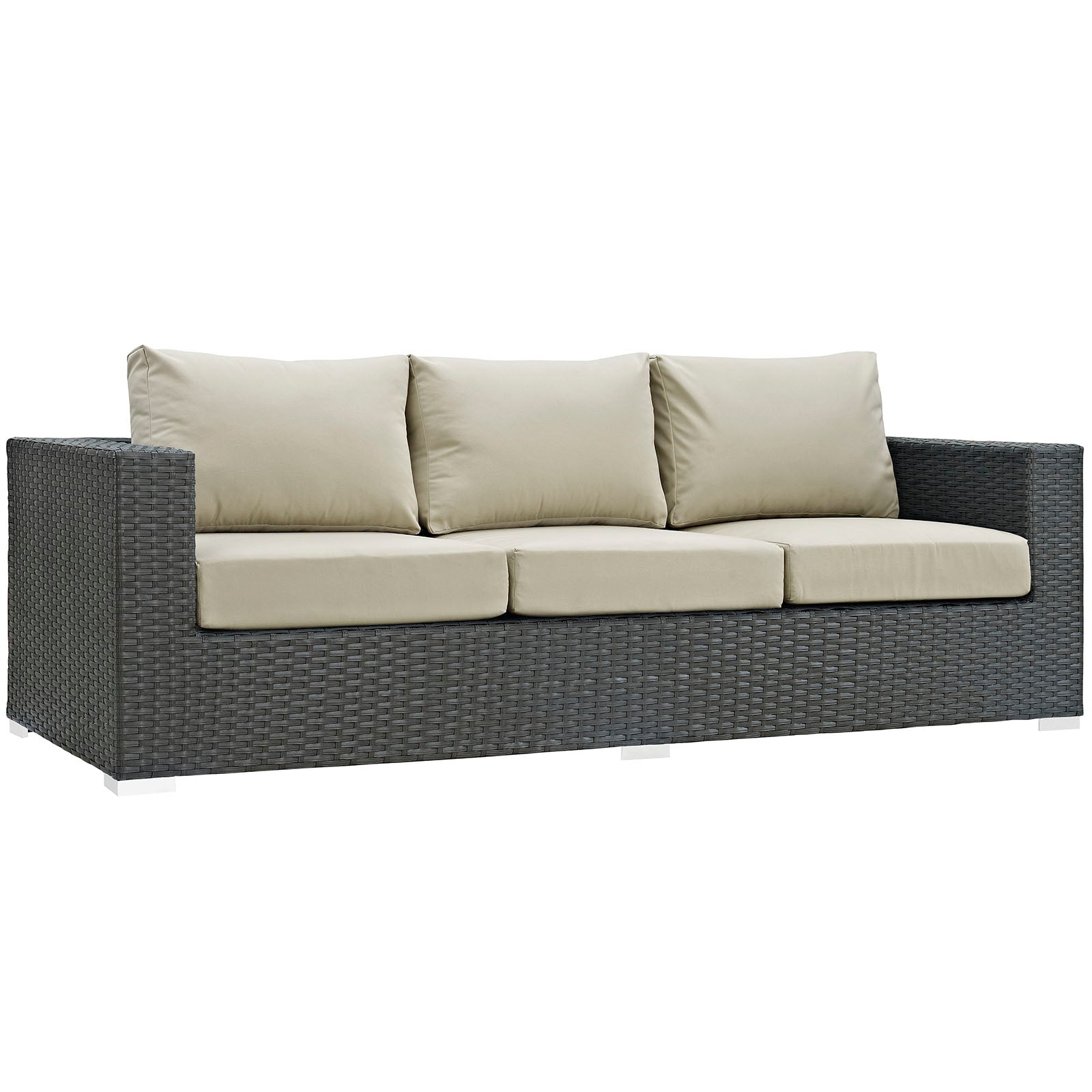 Sojourn Outdoor Patio Sunbrella¨ Sofa by Modway