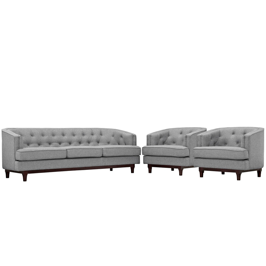 Coast Living Room Set Set of 3 by Modway