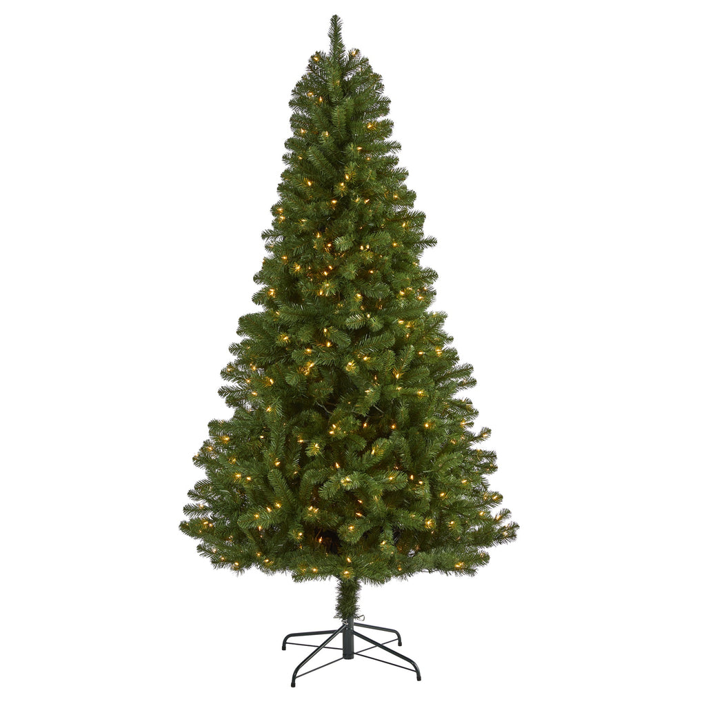 7.5' Virginia Fir Artificial Christmas Tree with 450 Clear Lights