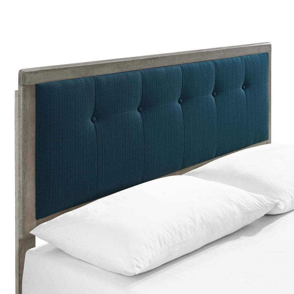 Willow Wood Queen Platform Bed With Angular Frame by Modway