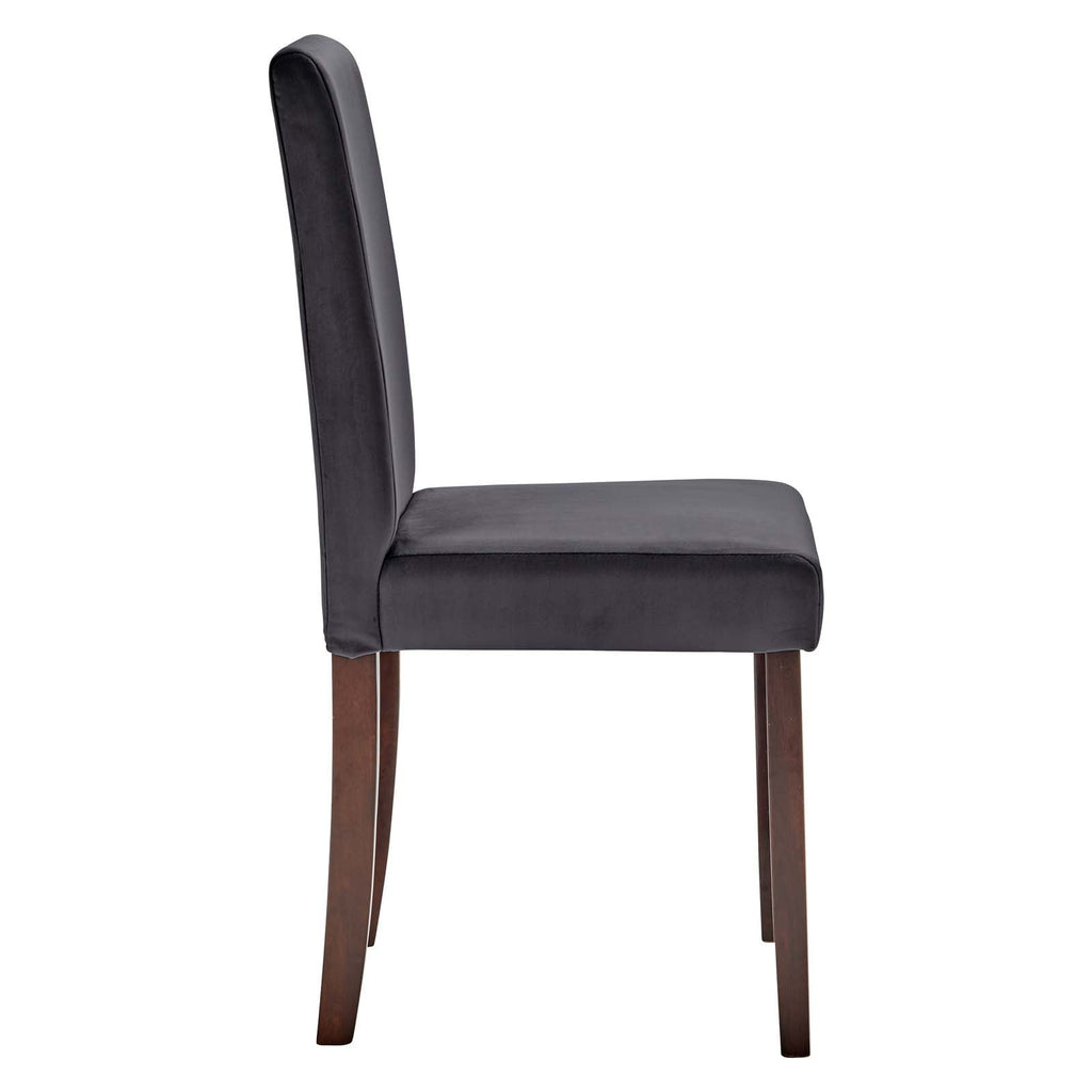 Prosper Upholstered Velvet Dining Side Chair Set of 2 by Modway