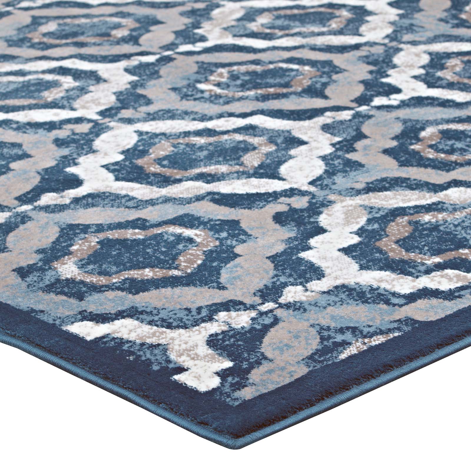 Kalinda Rustic Vintage Moroccan Trellis 5x8 Area Rug by Modway