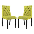 Duchess Fabric Dining Chair Set of 2 by Modway