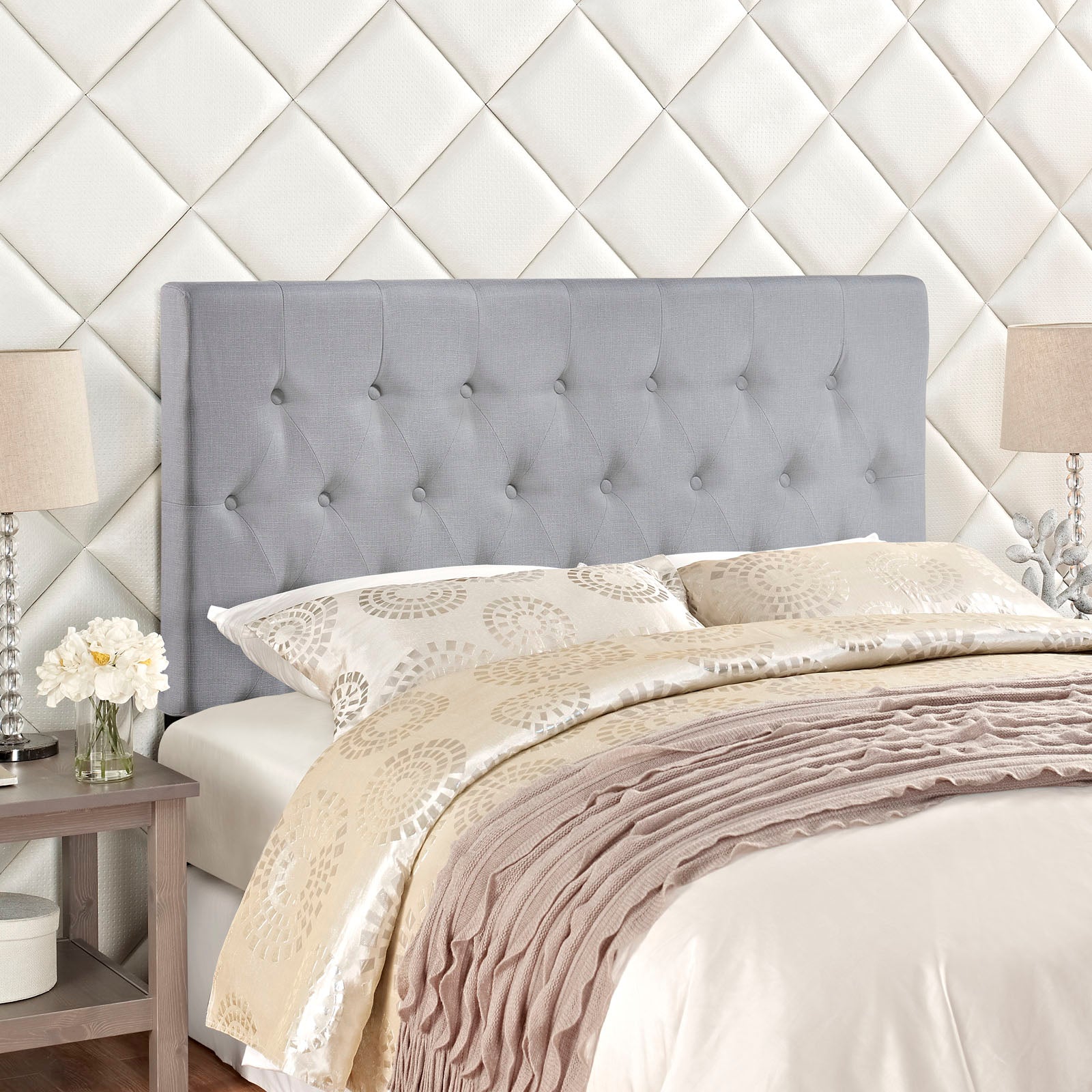 Clique Upholstered Fabric Full Headboard by Modway
