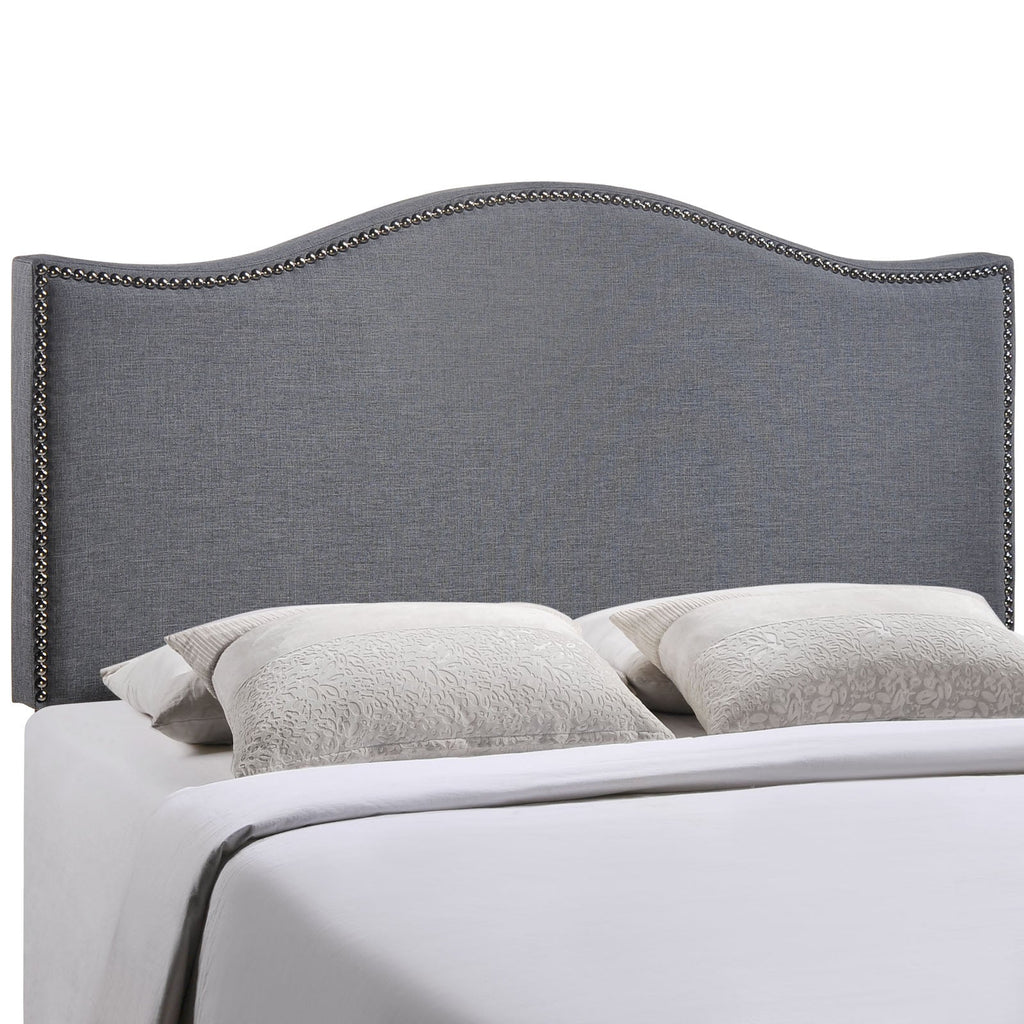 Curl Nailhead Upholstered Queen Headboard by Modway